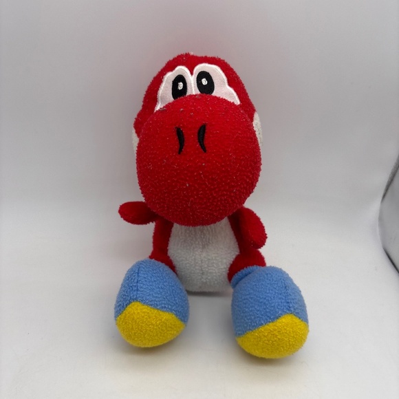 Nintendo Super Mario Red Yoshi Character 7" Plush Stuffed Animal - Picture 1 of 12
